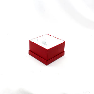 Caja De Cartón tipo Cartier Para Anillo - Rojo
