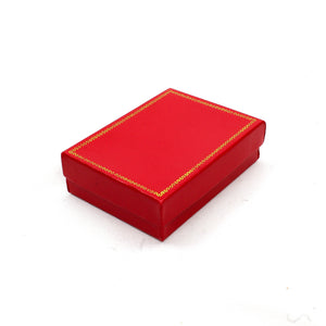 Caja De Cartón para Juego Tipo Cartier Para Aretes / Cadena