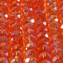 Cargar imagen en el visor de la galería, Tira de Cristal Checo Naranja Traslucido 8mm
