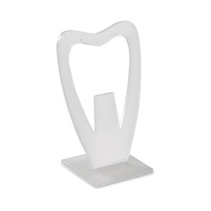 EXHIBIDOR DE ACRÍLICO FROSTED PARA JUEGO: ARETES Y ANILLO
