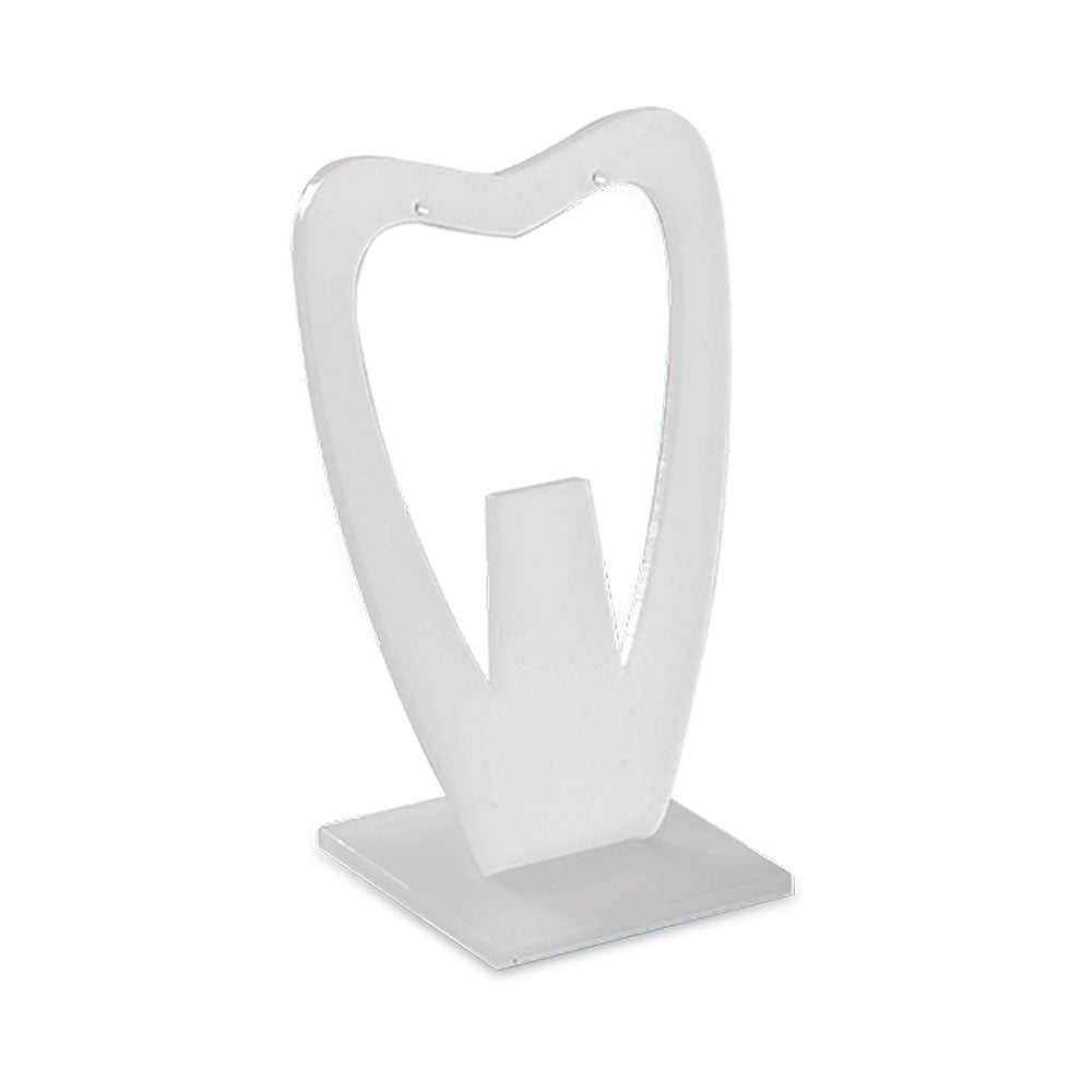 EXHIBIDOR DE ACRÍLICO FROSTED PARA JUEGO: ARETES Y ANILLO