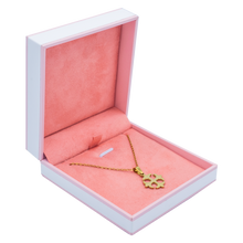 Cargar imagen en el visor de la galería, Estuche Versalles Para Cadena/Dije - Blanco/Salmón
