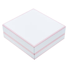 Cargar imagen en el visor de la galería, Estuche Versalles Para Cadena/Dije - Blanco/Salmón
