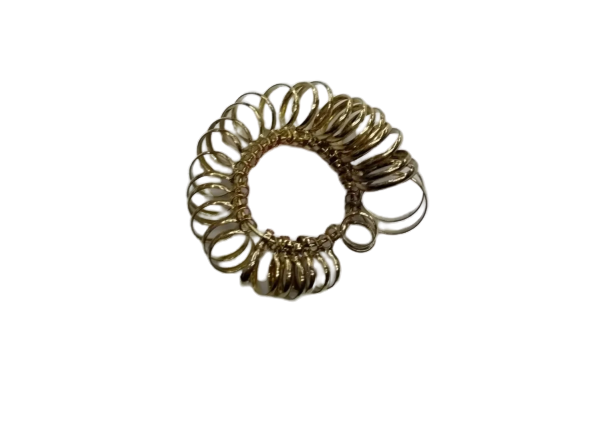 Medidor De Anillos/ Latonado / Anillero