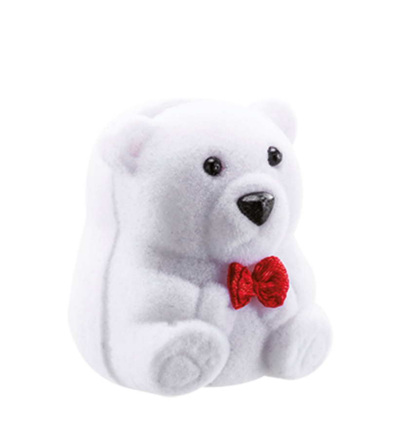 ESTUCHE DE JOYERIA FORMA DE OSO // ARETE