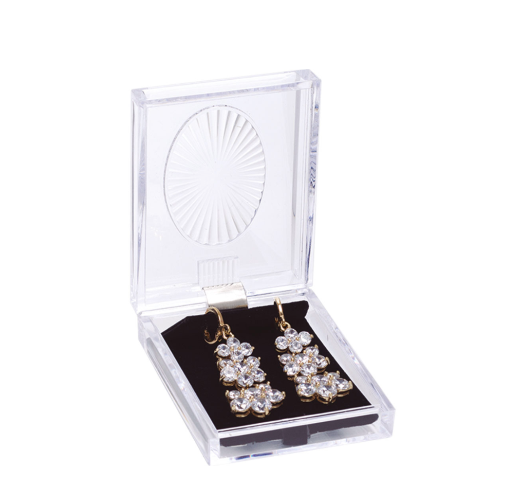 Estuches De Acrílico Cristal Para Aretes