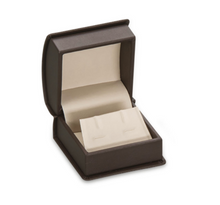 Cargar imagen en el visor de la galería, Estuche Diamante Para Arete Chico - Beige
