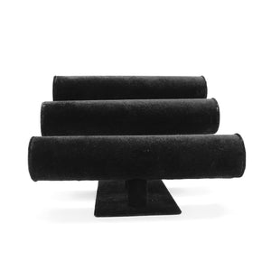 Tubo Terciopelo triple / Exhibidor de Pulseras