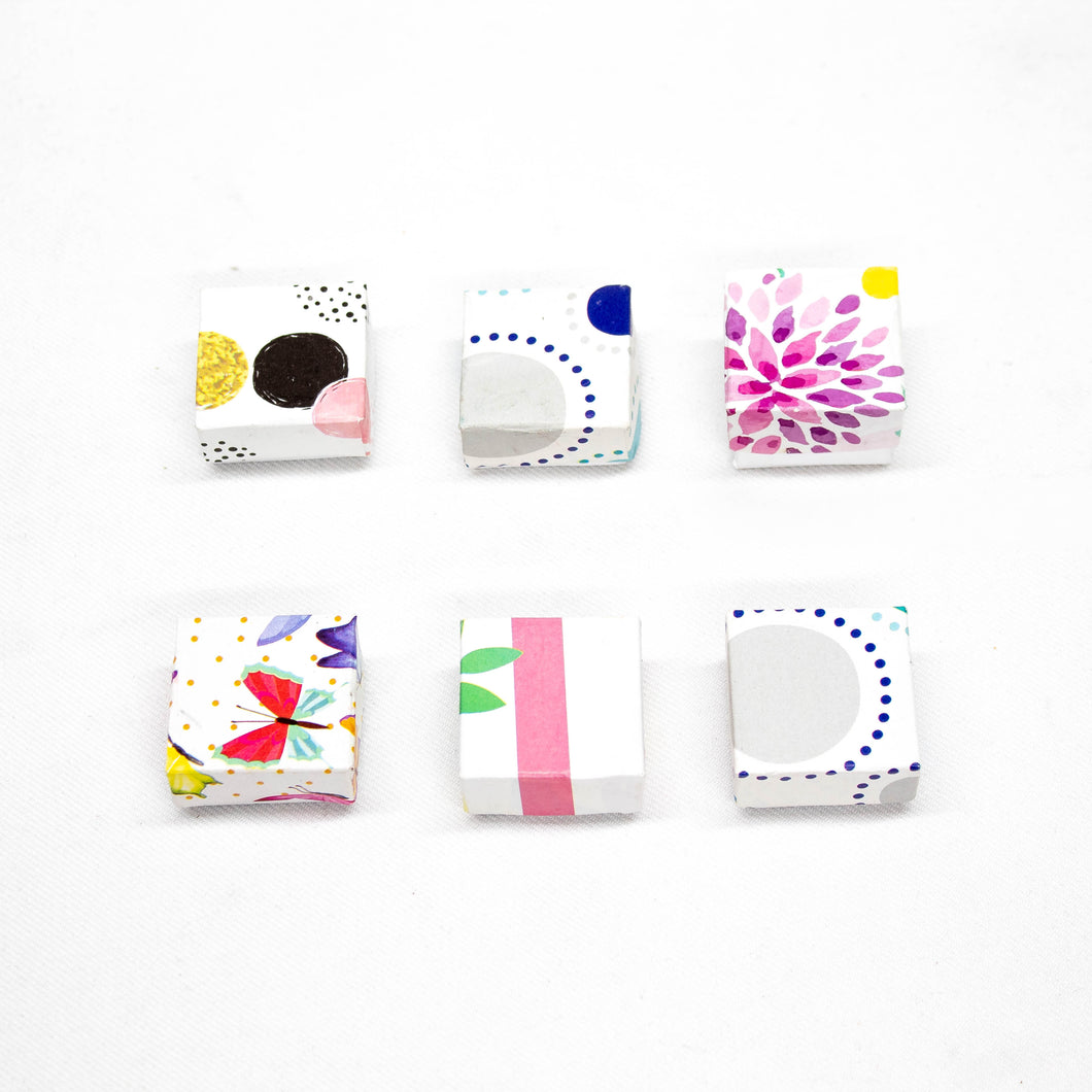 100 Cajas Estampados para broquel O Arete