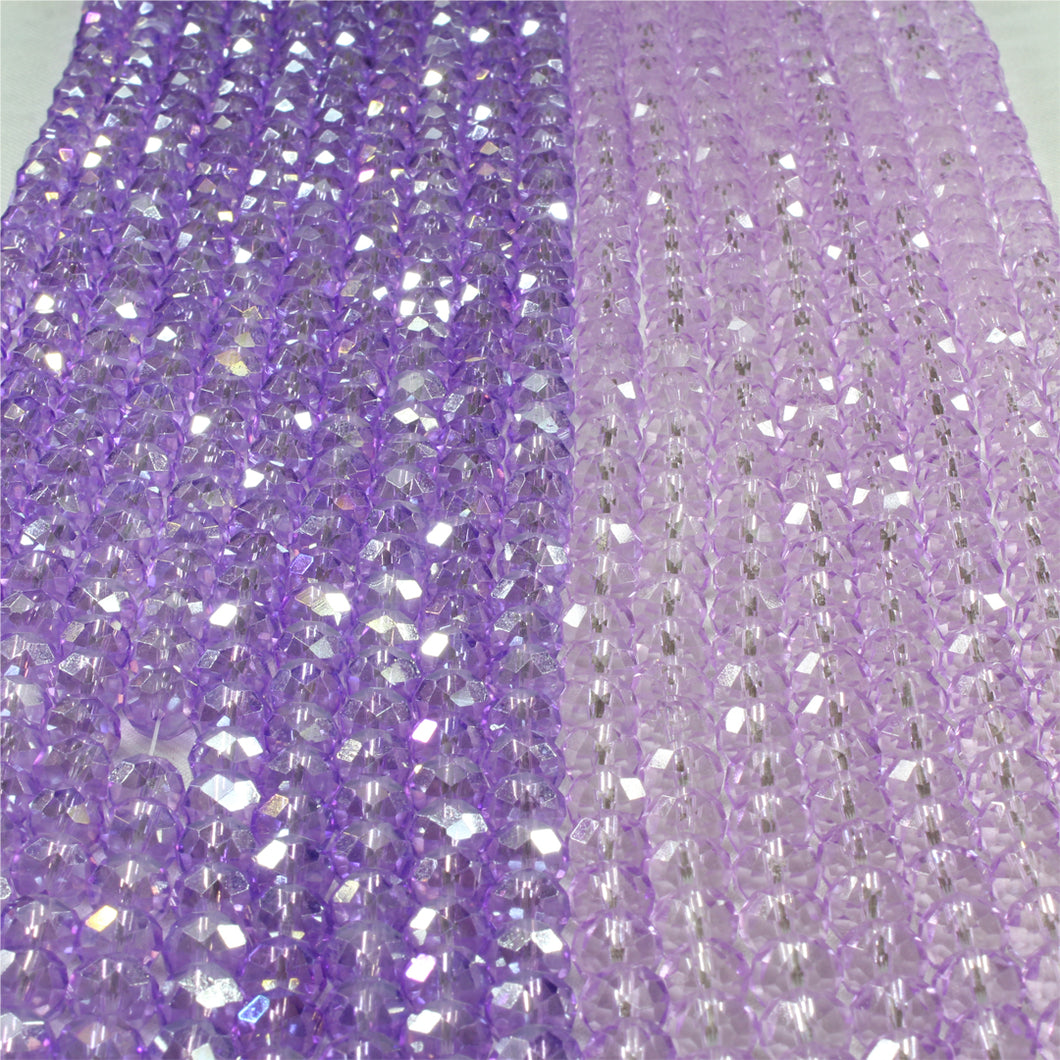 Tira de Cristal Checo Translucido 8mm