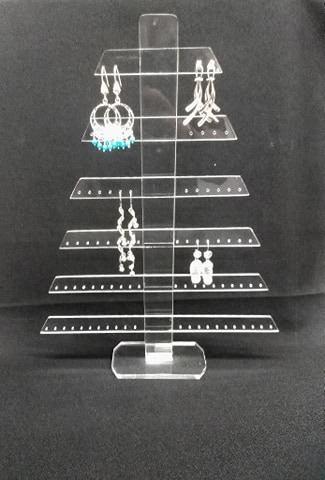 PIRAMIDE DE ACRILICO / EXHIBIDOR DE JOYERIA / 6 NIVLES