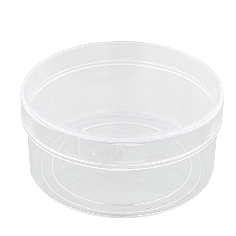 CAJA DE ACRÍLICO TRANSPARENTE MEDIANA SIN ESPONJA