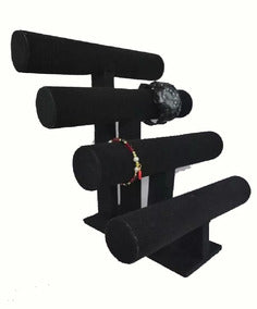 EXHIBIDOR DE PULSERA Y RELOJ / TUBO CUADRUPLE VELOUR